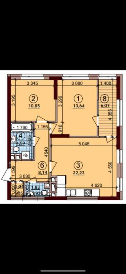 Продажа 3-комнатной квартиры 69 м², Александра Олеся ул., 8/17