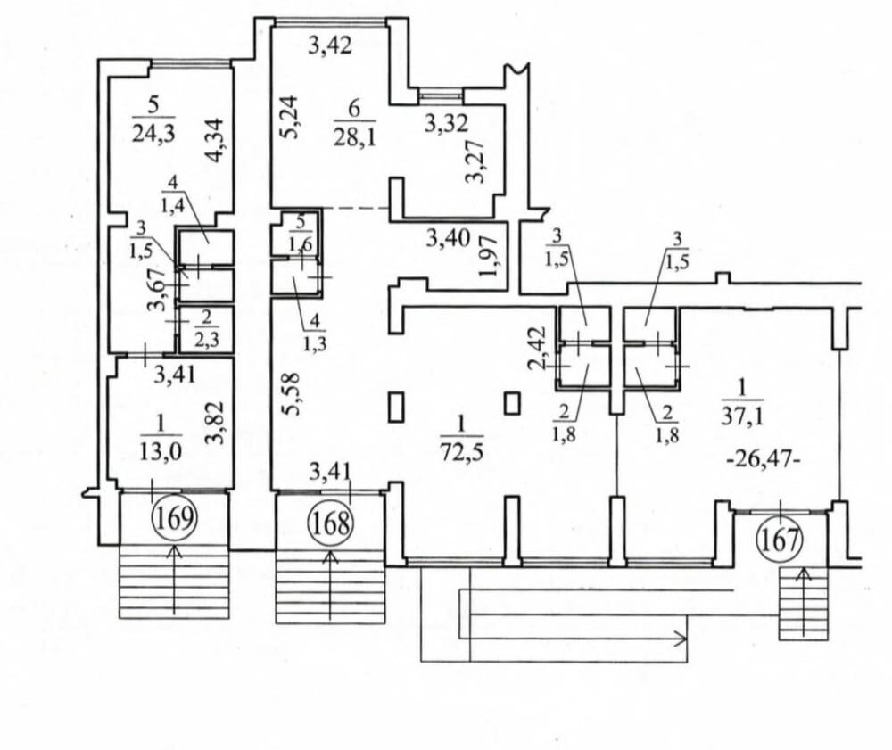 Продаж приміщення вільного призначення 188.7 м², 102
