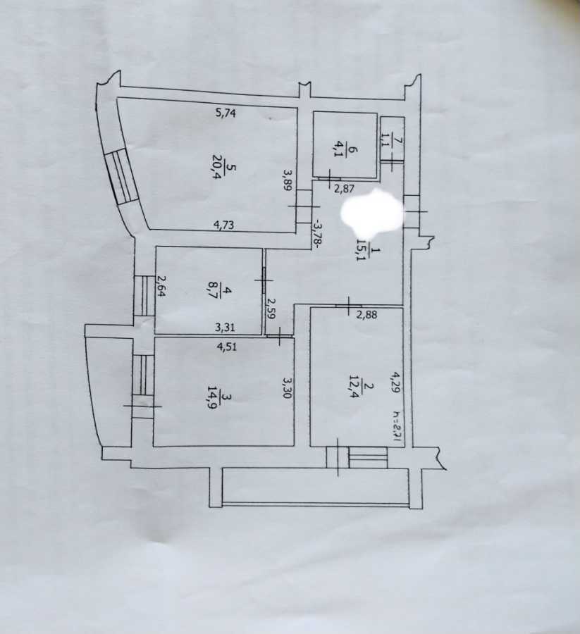 Продажа 3-комнатной квартиры 82 м², Новопрорезная ул.