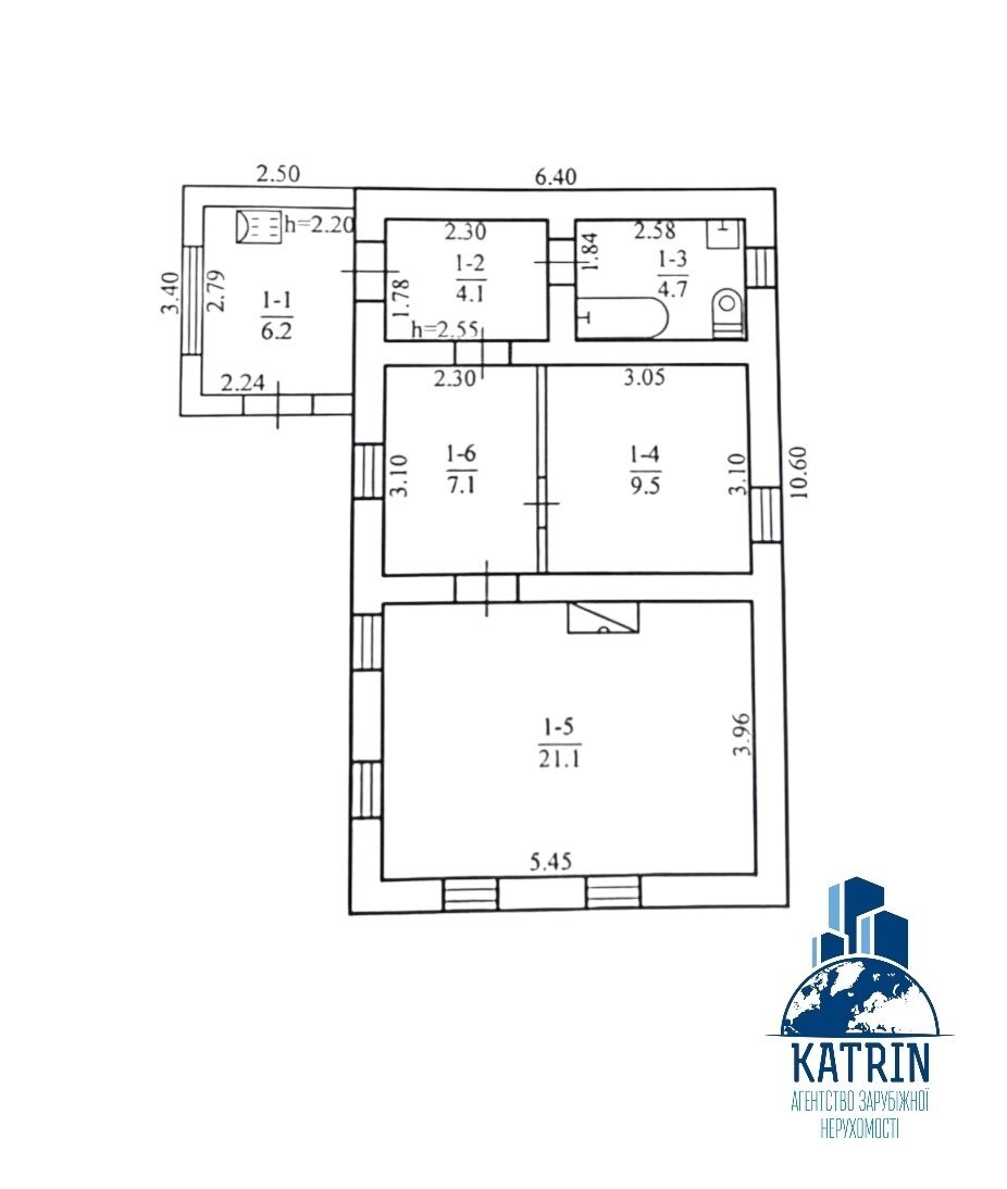 Продажа дома 53 м²