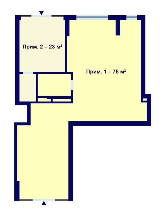 Продаж приміщення вільного призначення 95 м², Тираспольська, 52