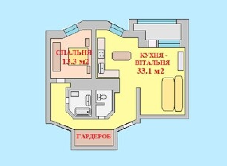 Аренда 2-комнатной квартиры 78 м², Волгоградская ул., 9А