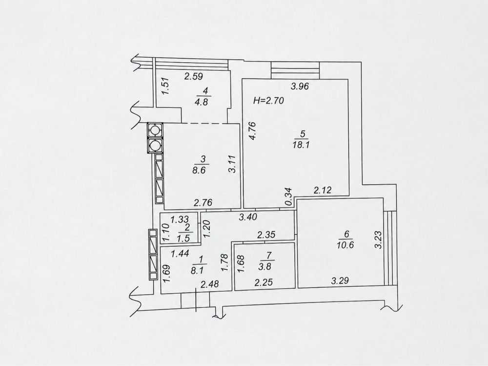 Продаж 2-кімнатної квартири 55.5 м², Академіка Шалімова вул., 69А