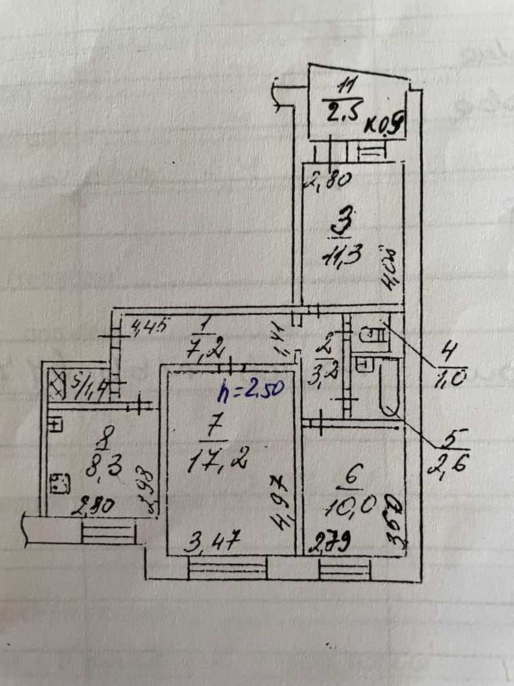 Продажа 3-комнатной квартиры 65 м², Набережная Победы ул., 134 К3