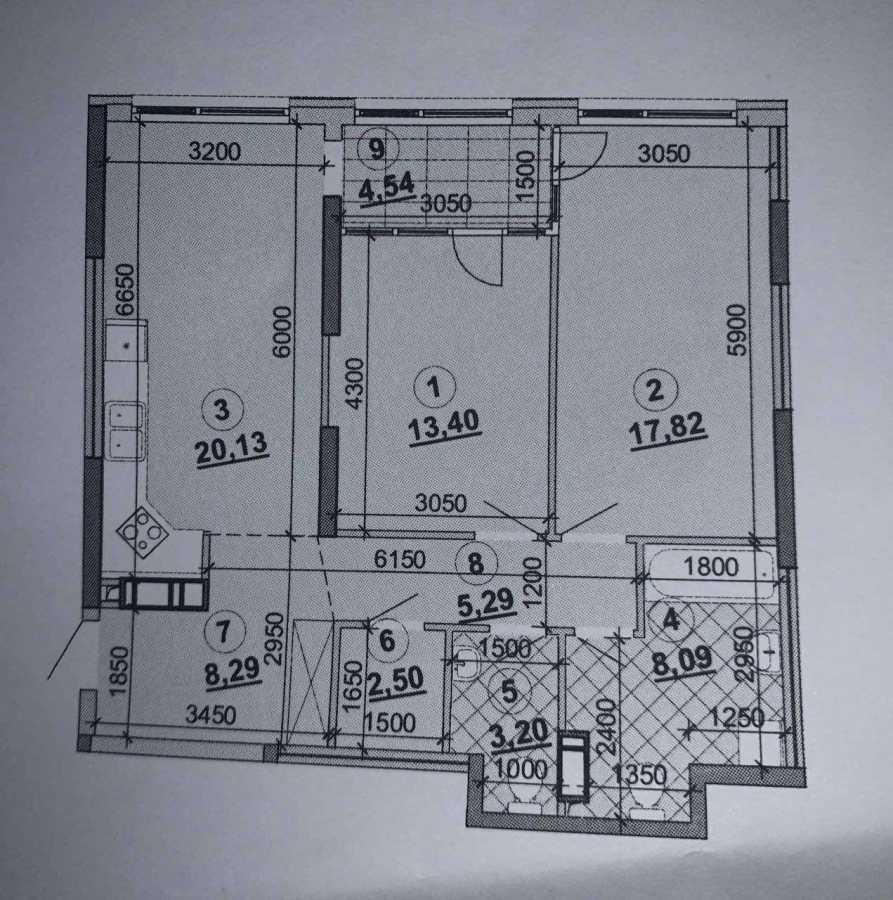 Продажа 2-комнатной квартиры 83.3 м², Днепровская наб., 15Ж
