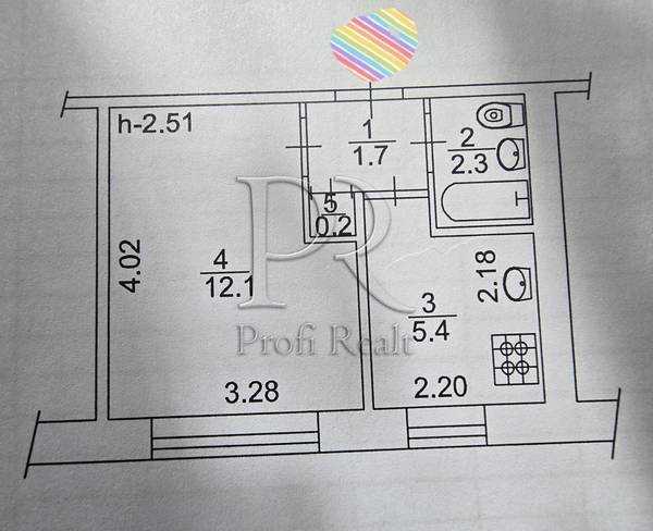 Продажа 1-комнатной квартиры 22 м², Академика Туполева ул., 3А
