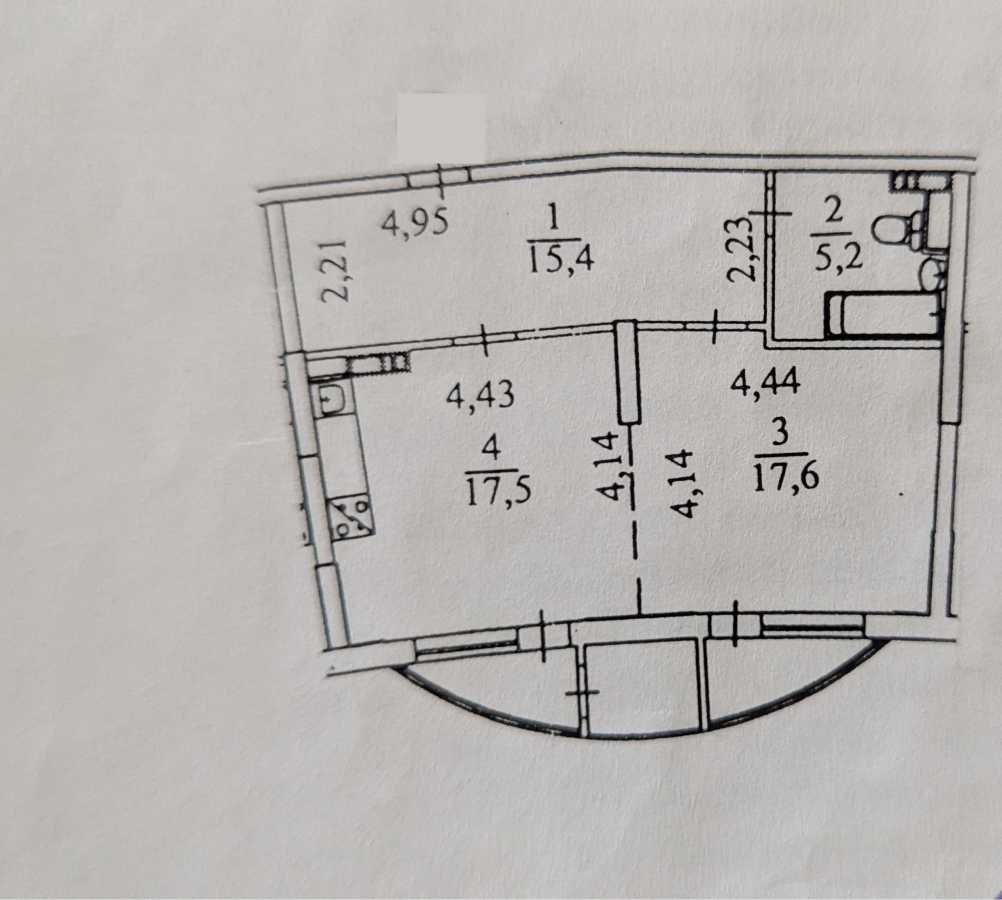 Продаж 1-кімнатної квартири 60 м², Урлівська вул., 11/44