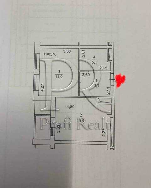 Продаж 1-кімнатної квартири 45 м², Канальна вул., 8Г