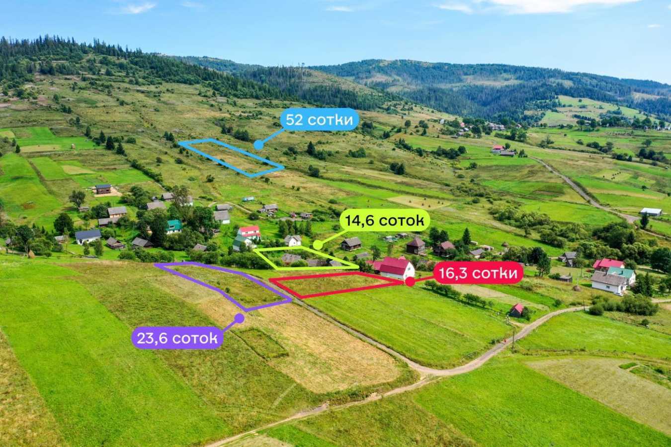 Продаж ділянки для особистого сільського господарства 52.7 соток, Франка