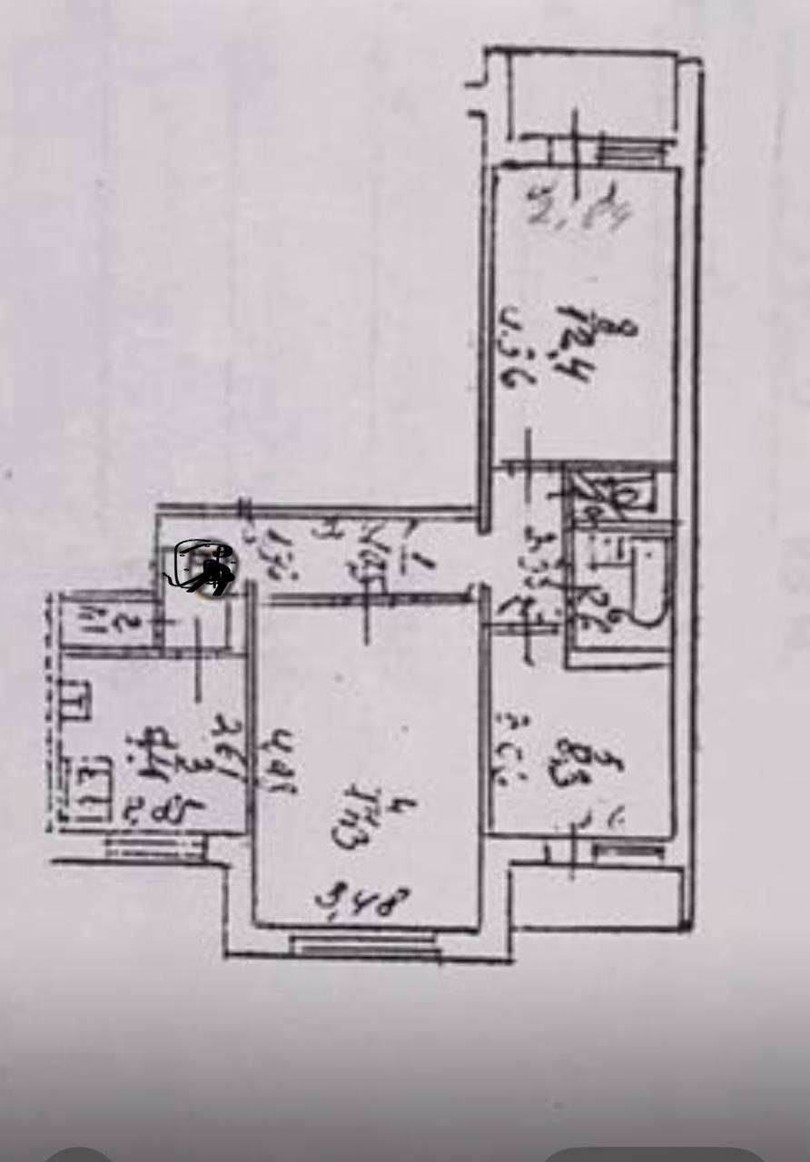 Продажа 3-комнатной квартиры 64 м², Жмеринская ул., вул.32а