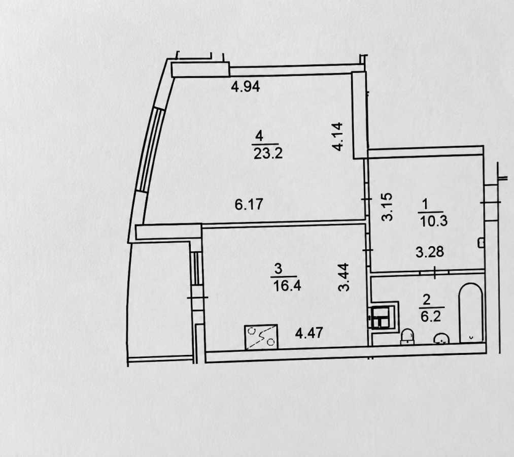 Продаж 2-кімнатної квартири 58 м², Миколи Ушакова вул., 1Б