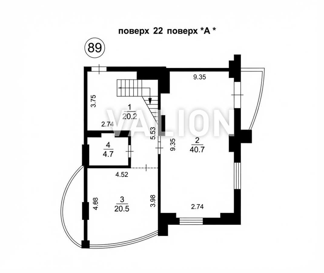 Продаж 4-кімнатної квартири 167 м², Кольцова бул., 14з