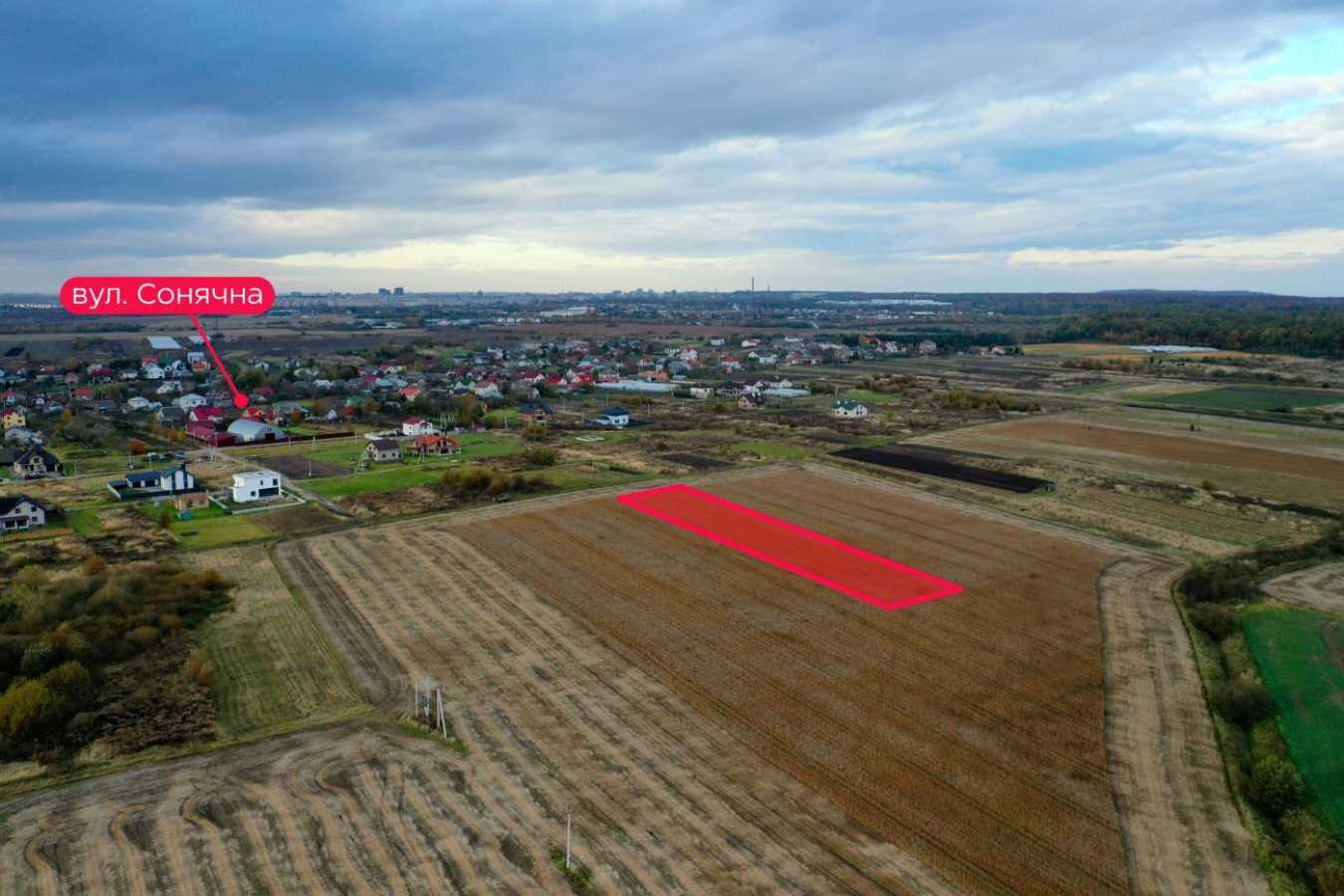 Продаж ділянки для особистого сільського господарства 43 соток, Сонячна