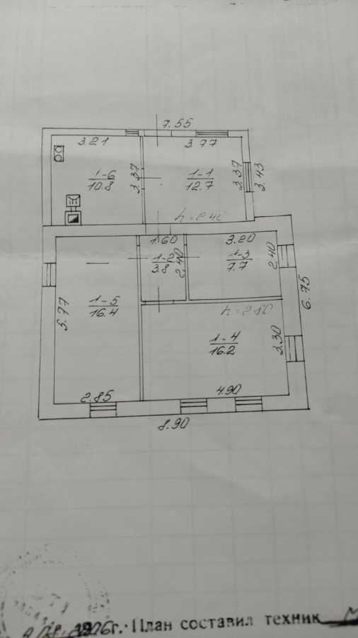 Продаж будинку 67.6 м², Незалежності, 13