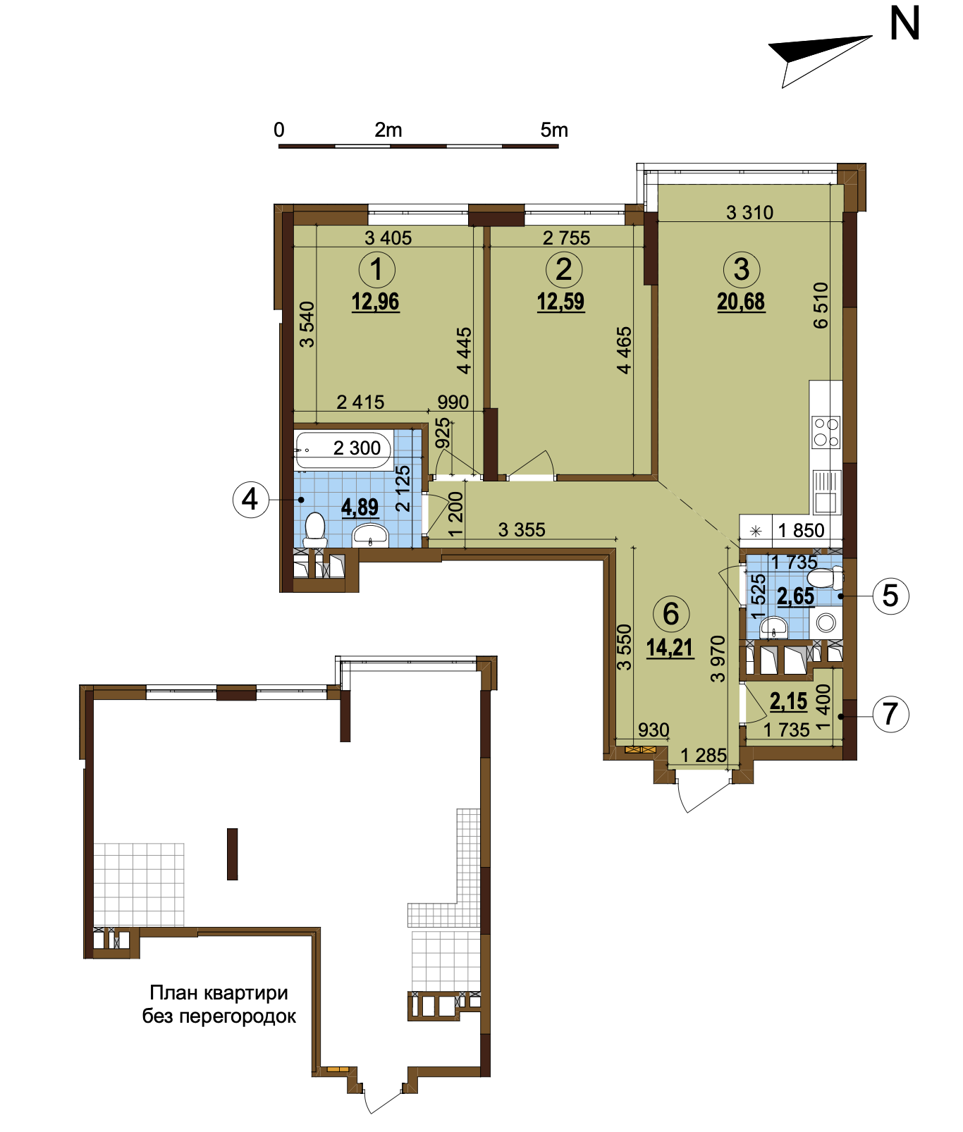 Продаж 2-кімнатної квартири 70 м², Всеволода Змієнко вул.