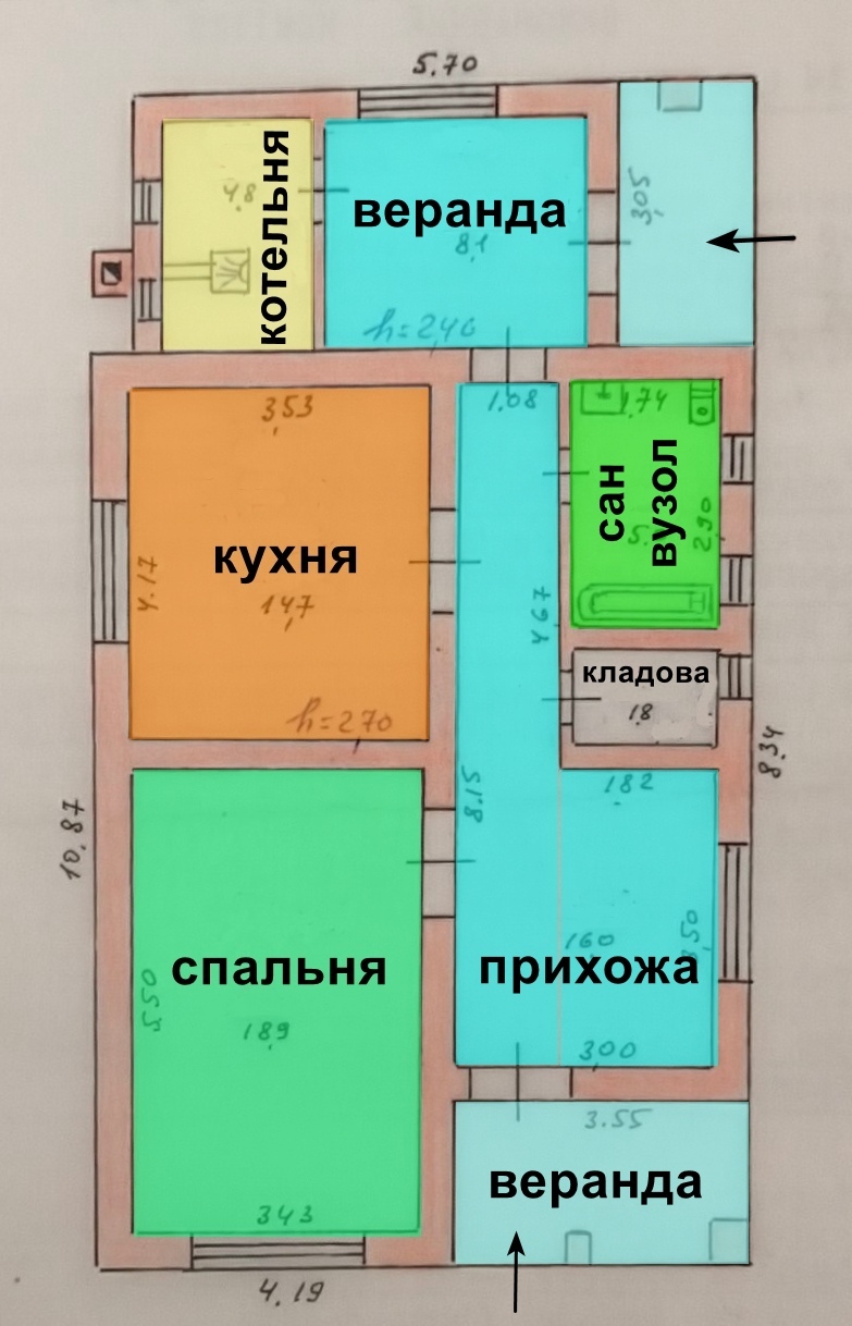Продажа дома 129 м², чорнобильська 11а