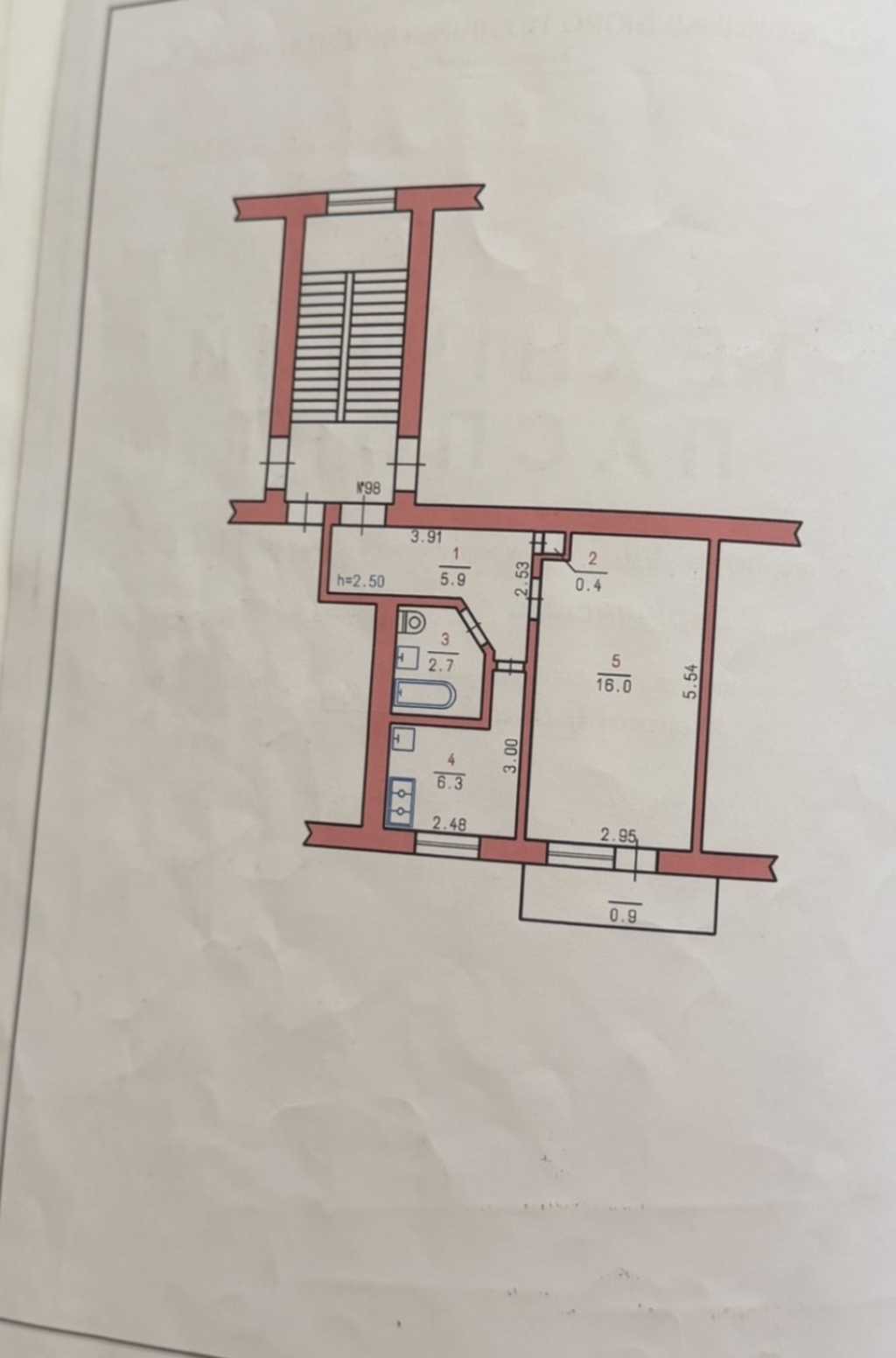 Продажа 1-комнатной квартиры 32.2 м², Заречанская ул.