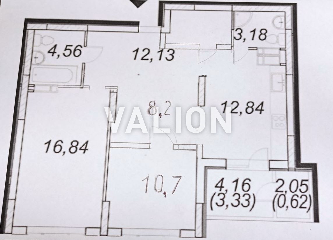 Продаж 2-кімнатної квартири 72.25 м², Балтійський пров., 3А
