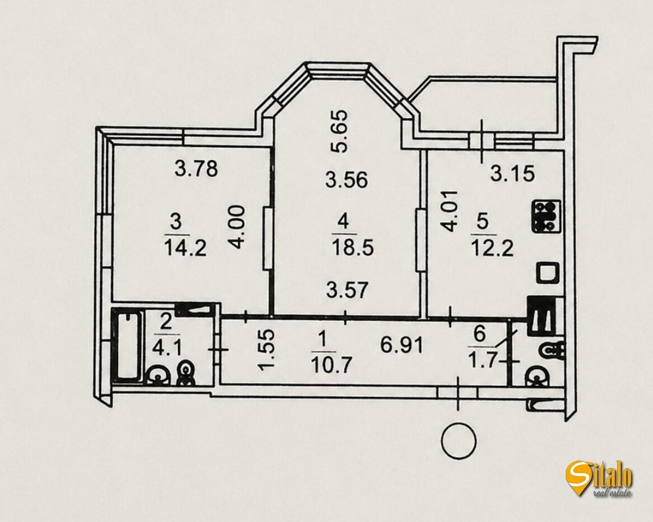 Продаж 2-кімнатної квартири 63.5 м², Єлизавети Чавдар вул., 8