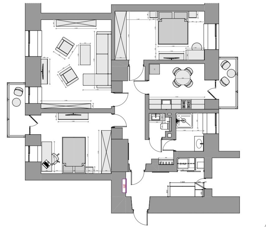 Аренда 3-комнатной квартиры 98 м², Саксаганского ул., 9