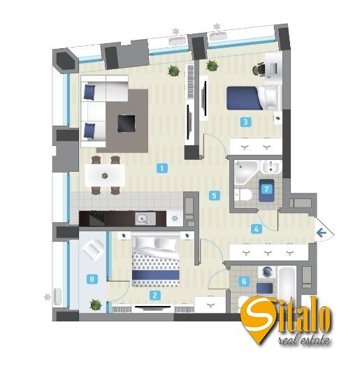 Продаж 3-кімнатної квартири 71 м², Зарічна вул.