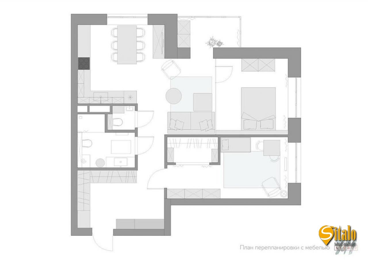 Продажа 2-комнатной квартиры 77 м², Никольско-Слободская ул., 3А
