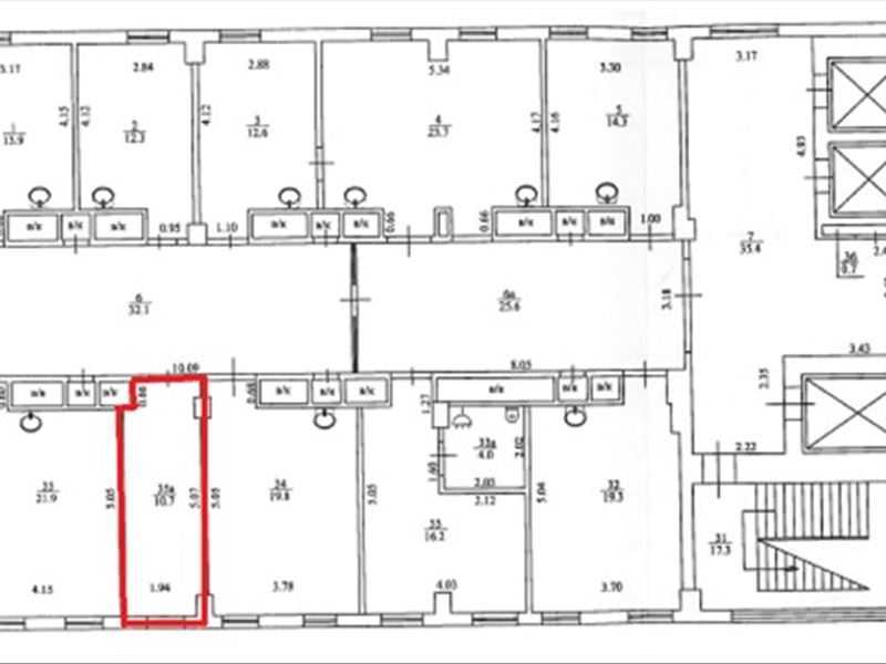 Аренда офиса 10.7 м², Байрона пер., 23а