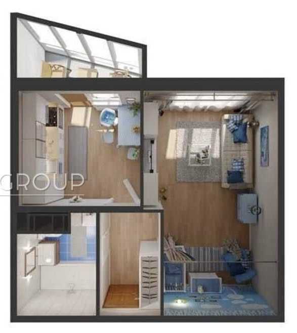 Продажа 1-комнатной квартиры 36.48 м², Бориса Гмыри ул., 22Б