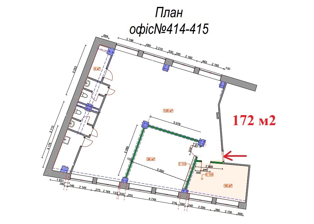 Аренда офиса 172 м², Глубочицкая ул., 17
