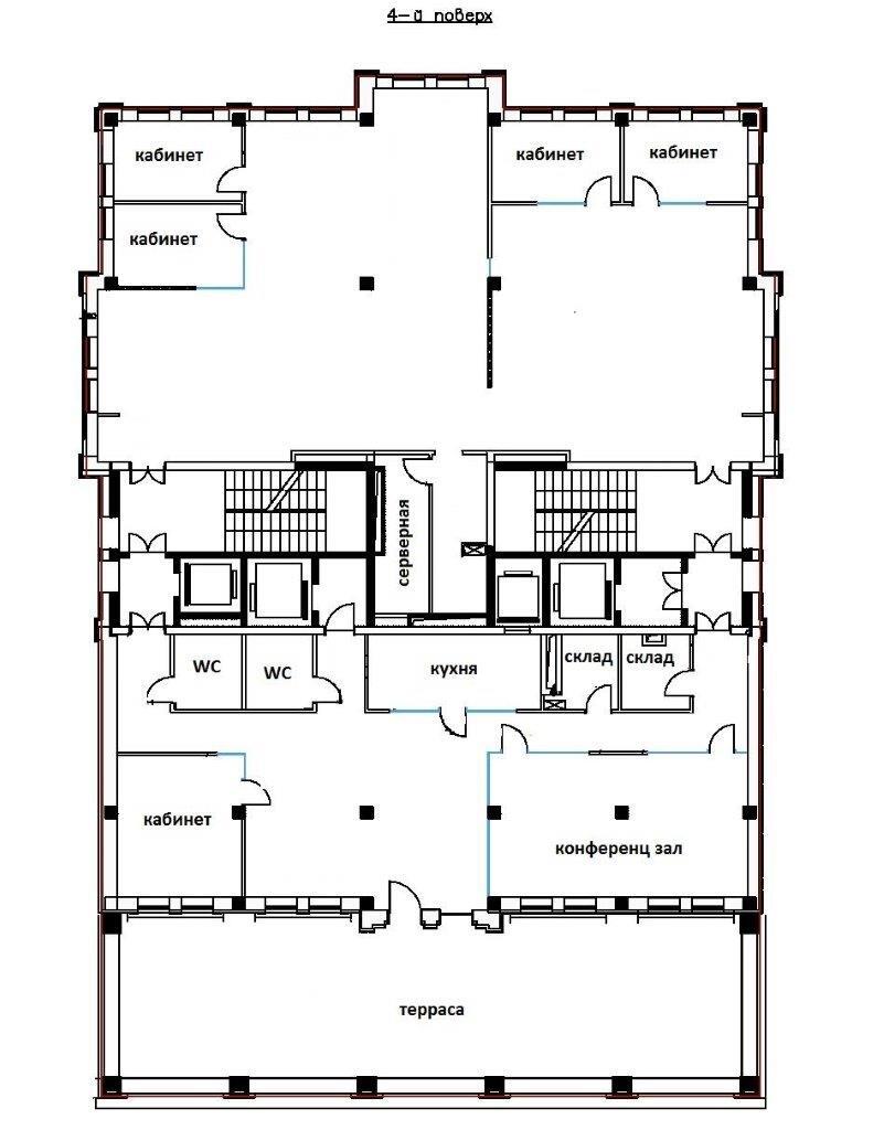 Аренда офиса 420 м², Петра Сагайдачного ул.
