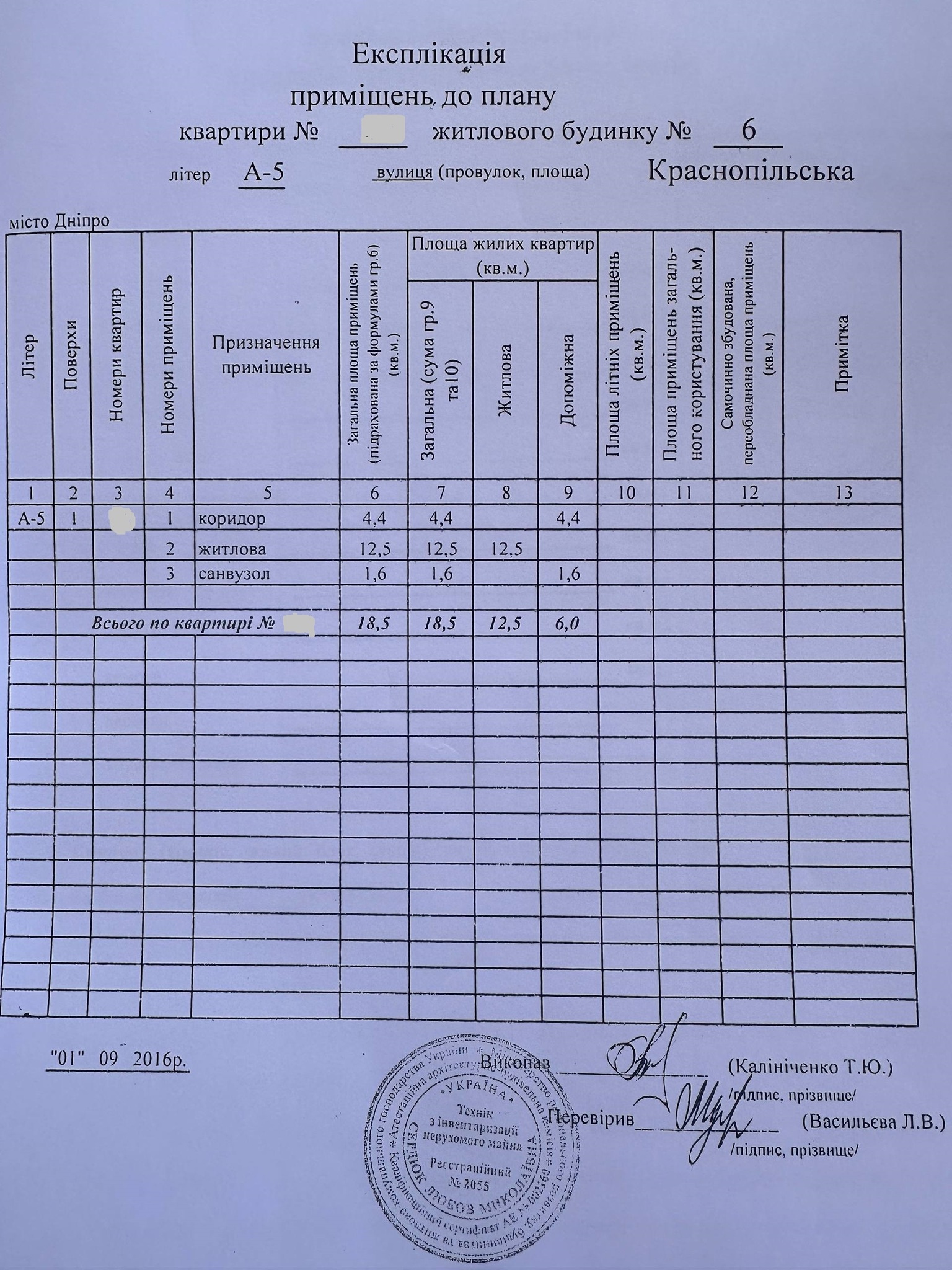 Продаж 1-кімнатної квартири 19 м², Краснопільська вул.