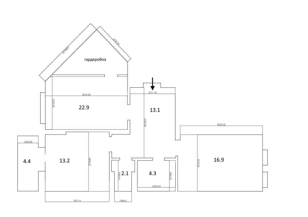 Продажа 2-комнатной квартиры 76.9 м², Живописная ул., 3