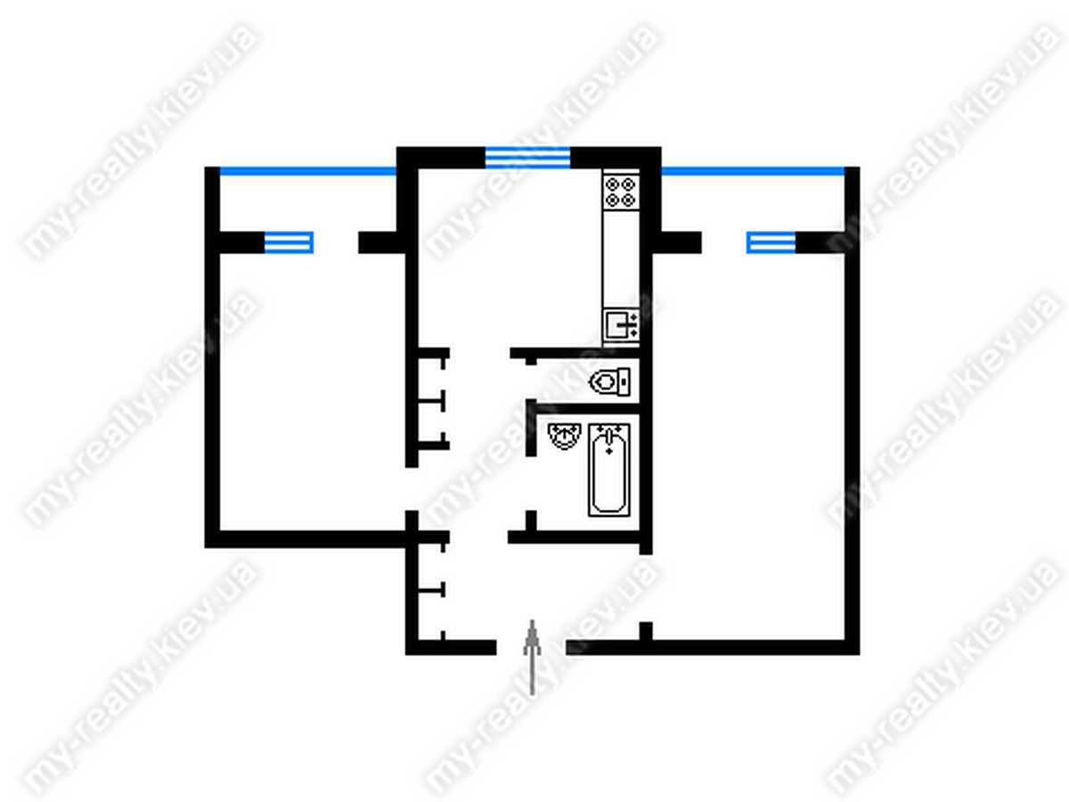 Продаж 2-кімнатної квартири 60.9 м², Йорданська вул., 5А