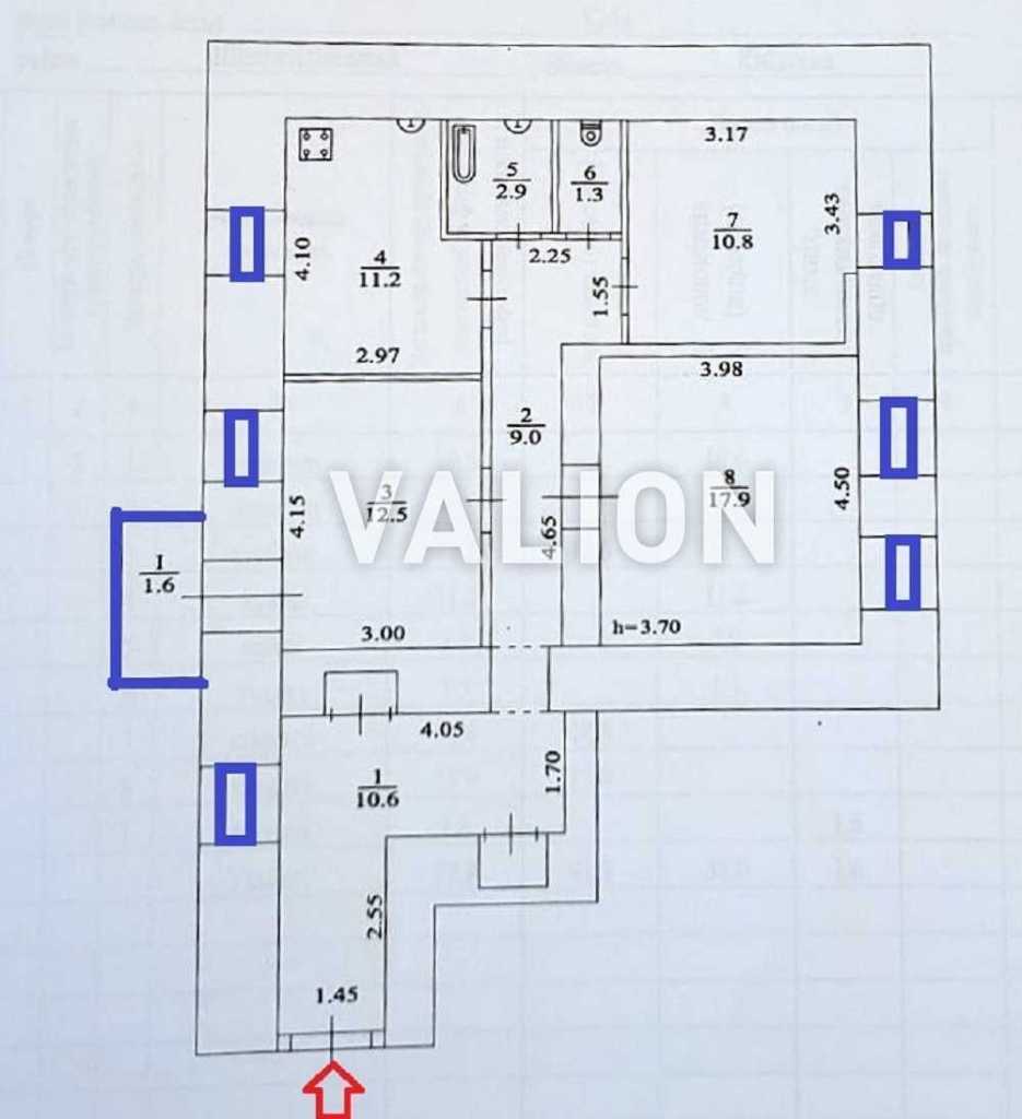 Продаж 3-кімнатної квартири 78 м², Михайлівський пров., 17