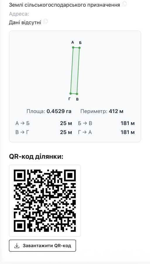 Продажа участка для личного сельского хозяйства 4500 соток, Соборна