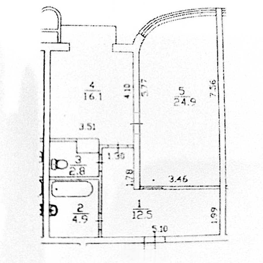 Продаж 1-кімнатної квартири 61.2 м², Харківське шосе, 19А