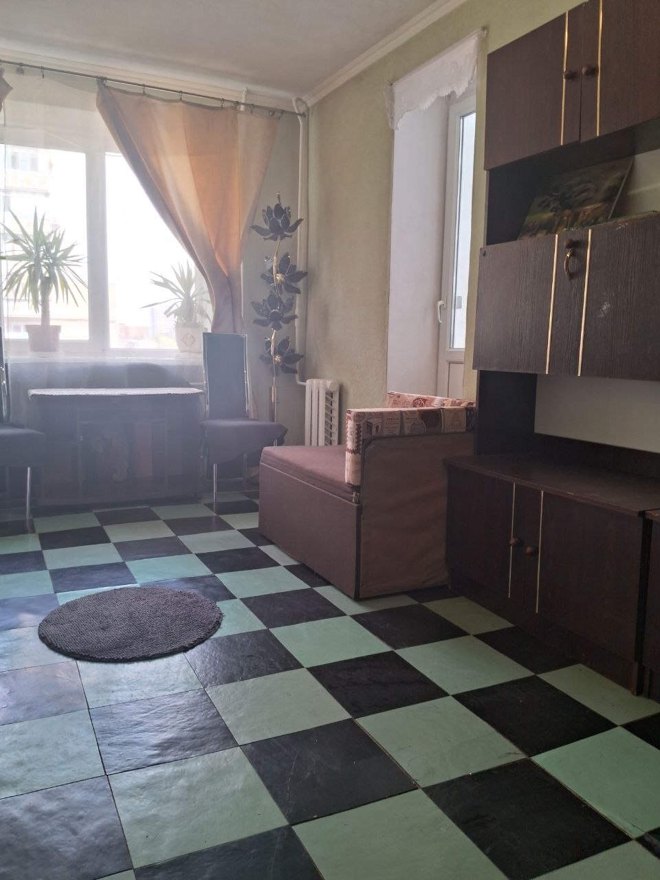1-комнатная квартира посуточно 45 м², Василия Сухомлинского ул., 48