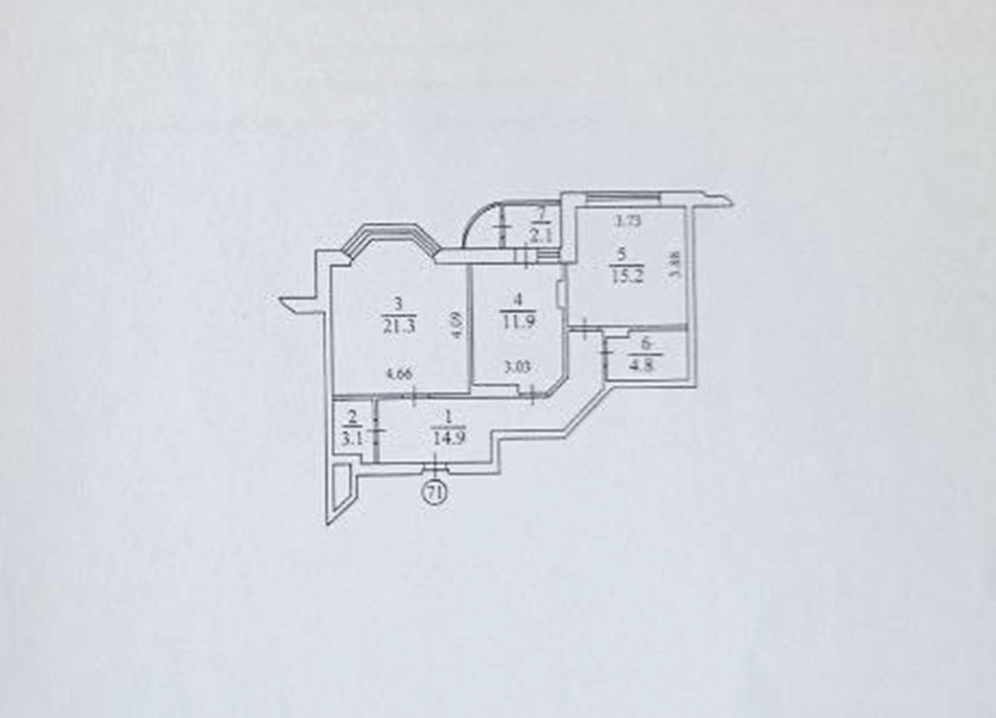 Продажа 2-комнатной квартиры 74 м², Осенняя ул., 33