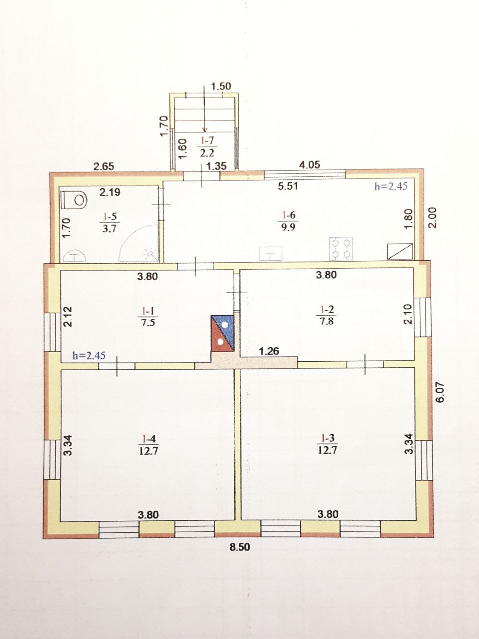 Продаж будинку 57 м², Рощинський в-зд, Кропивницького