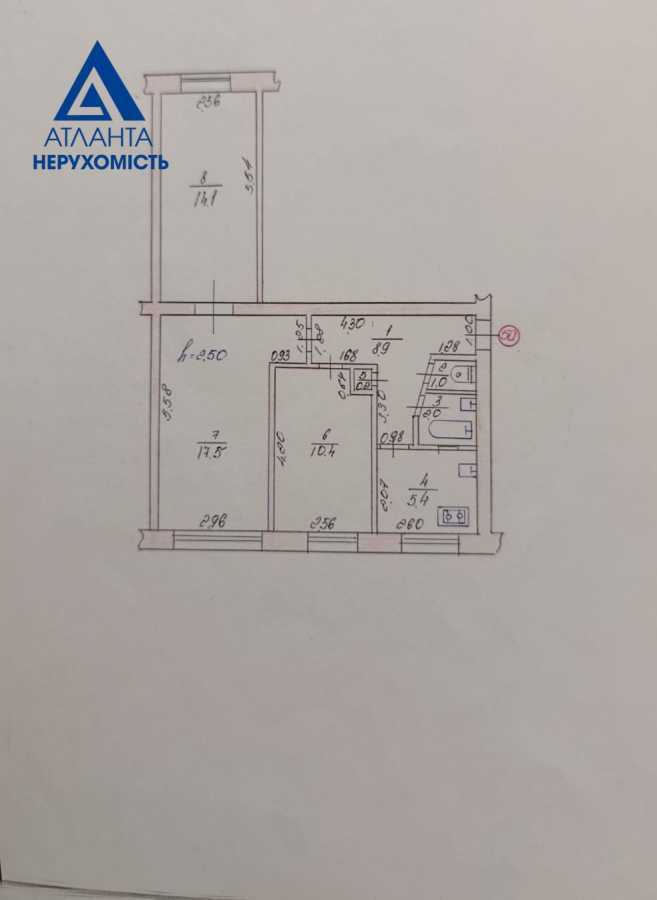 Продажа 3-комнатной квартиры 60 м², Коперника ул., 66А