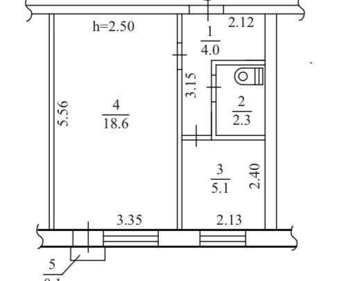 Продаж 1-кімнатної квартири 30 м², Тополь 2 вул., 5