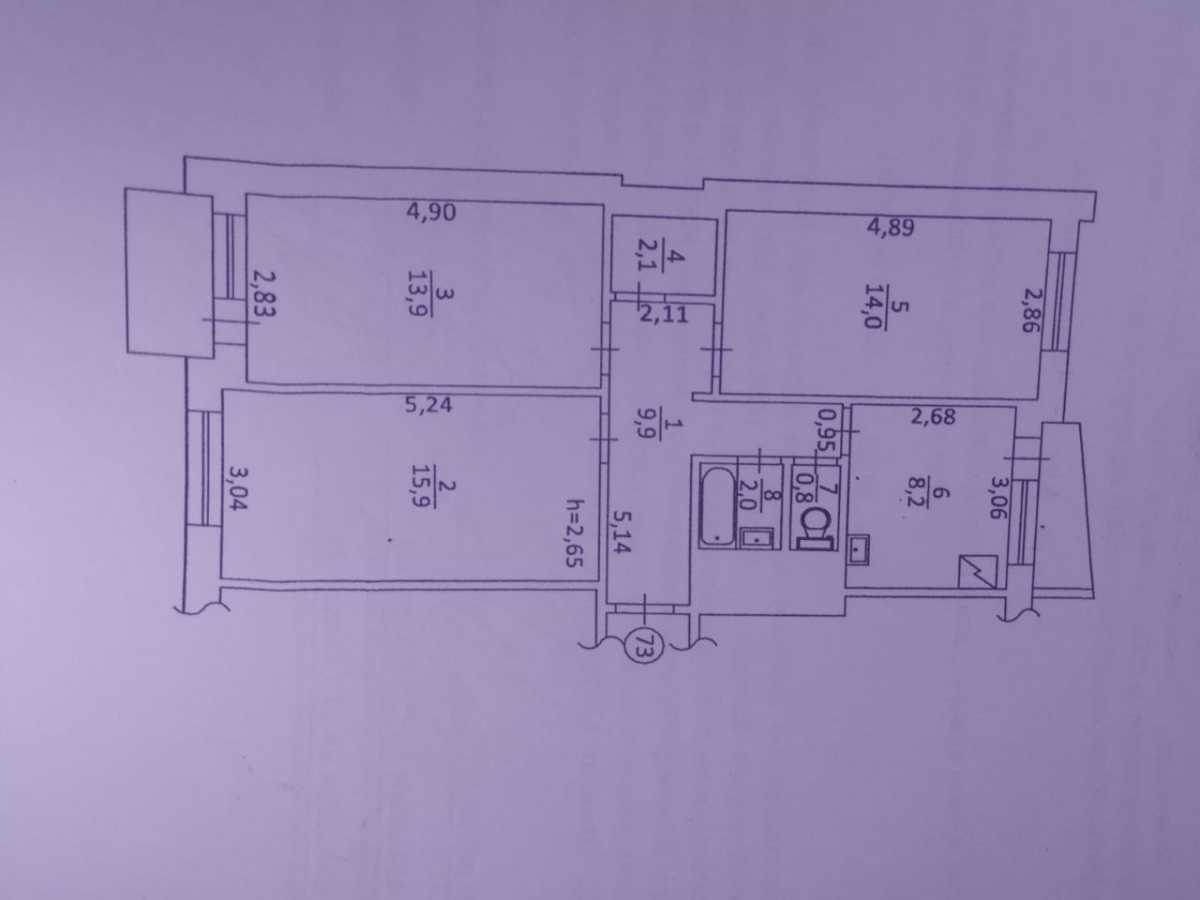 Продажа 3-комнатной квартиры 69 м², Георгия Гонгадзе просп., 3Б