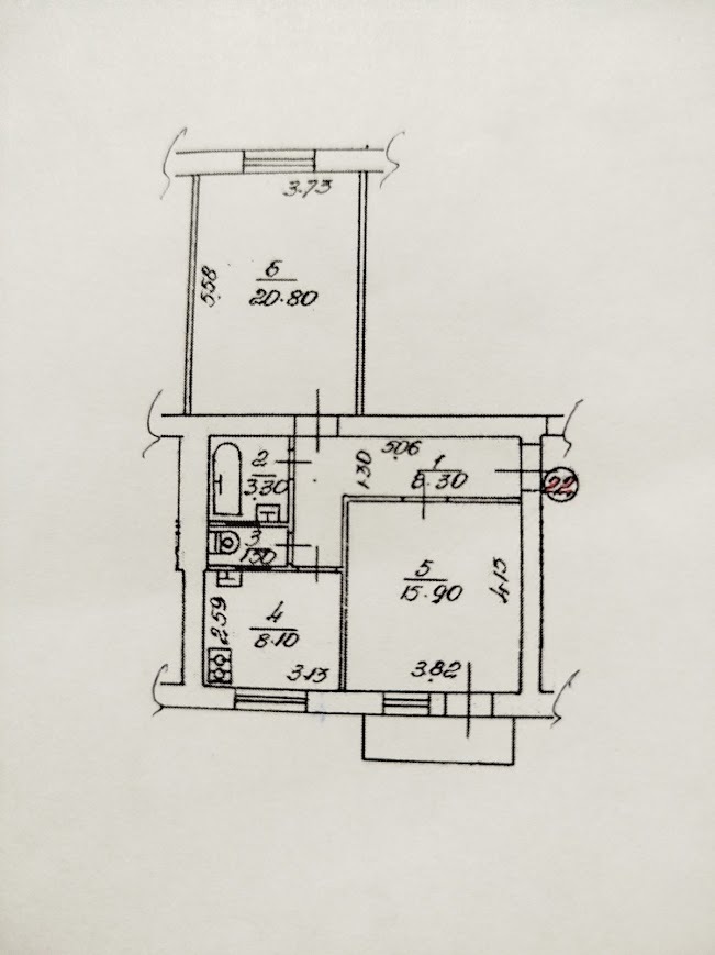 Продаж 2-кімнатної квартири 59 м², Ольжича вул., 12
