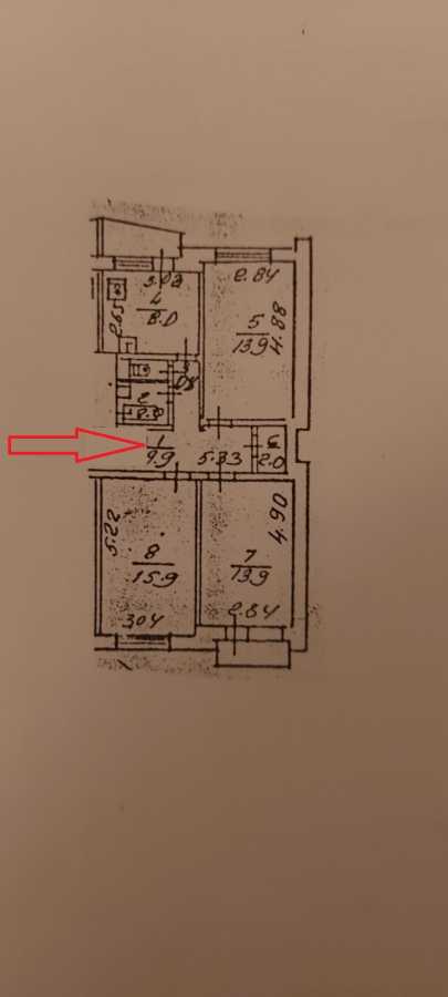 Аренда 3-комнатной квартиры 70 м², Маршала Тимошенко ул., 13