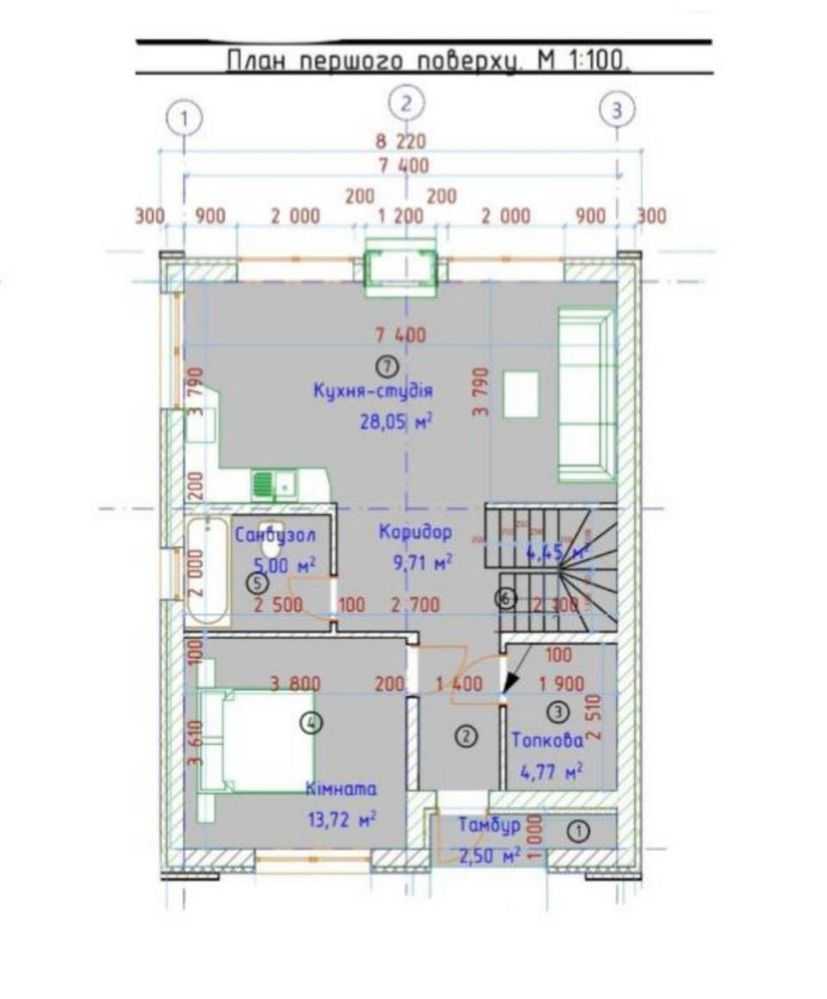 Продажа дома 120 м², 1-го Мая ул., травня