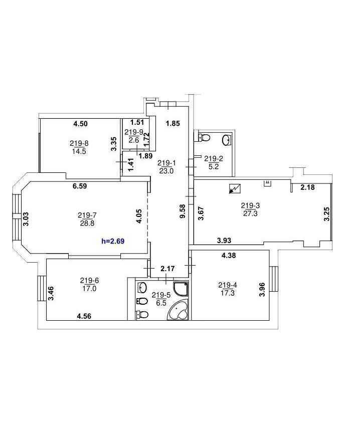 Продаж 4-кімнатної квартири 142 м², Клінічна вул., 23-25