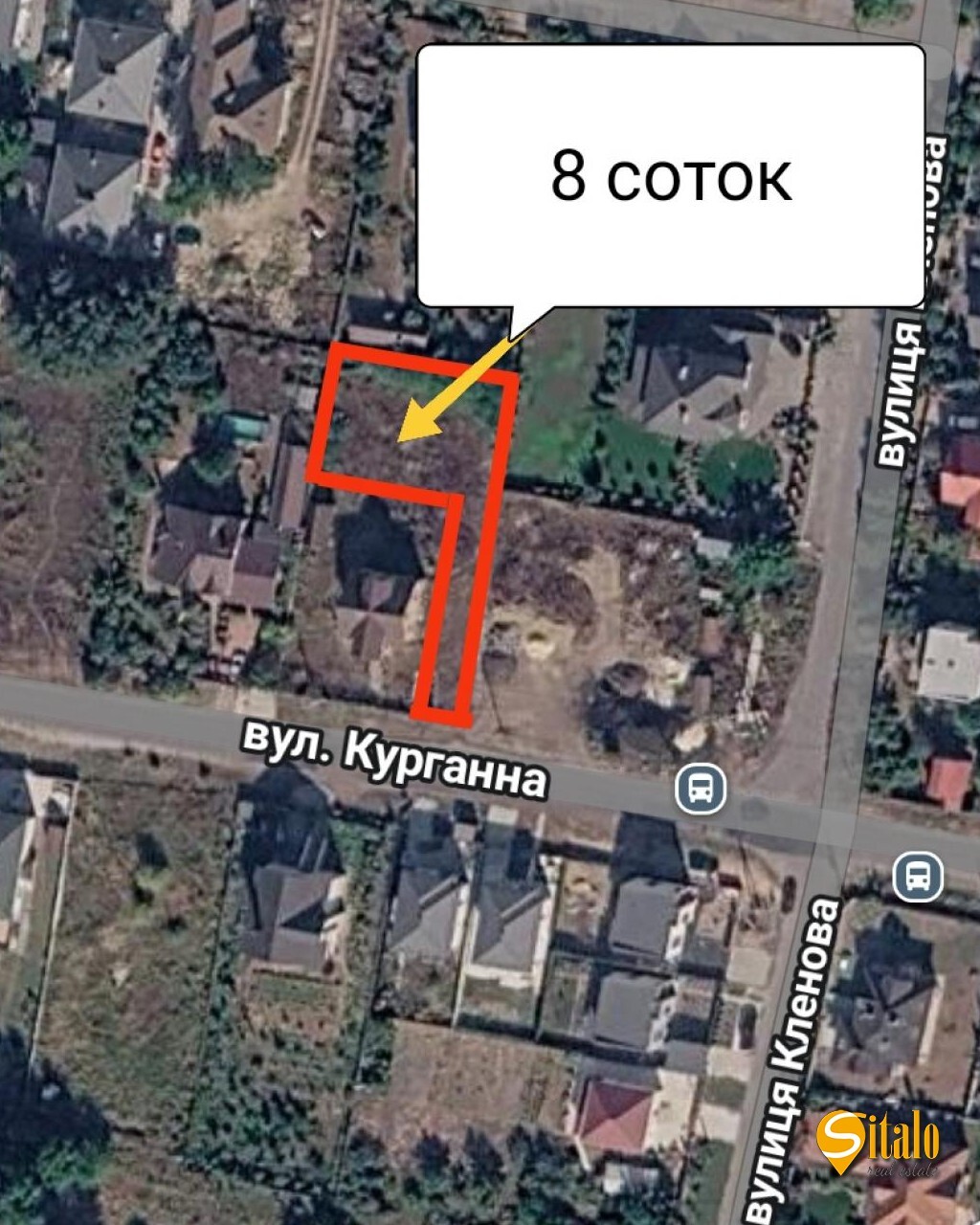 Продажа участка под индивидуальное жилое строительство 8 соток
