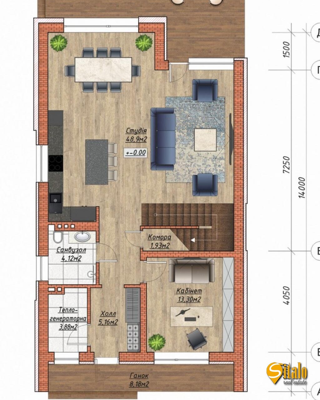 Продажа дома 180 м², 1-я Озерная ул.