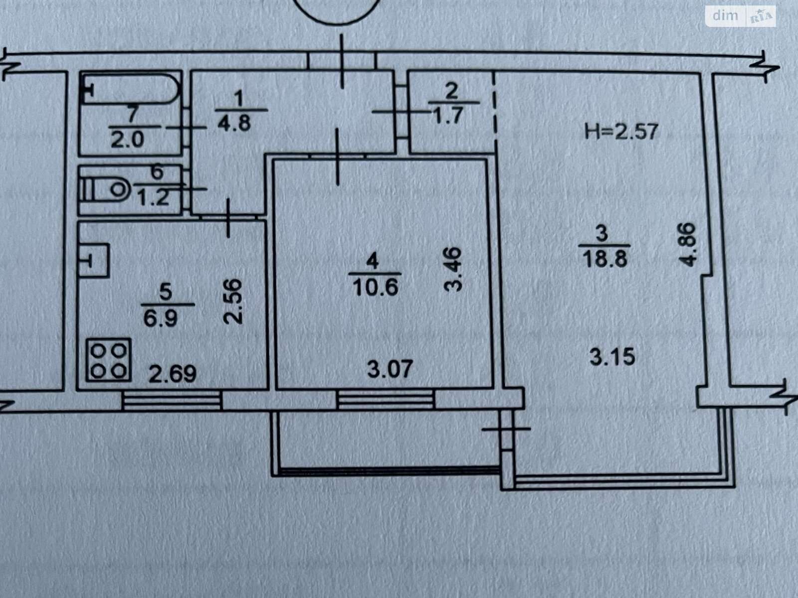 Продаж 2-кімнатної квартири 49 м², Березняківська вул., 20