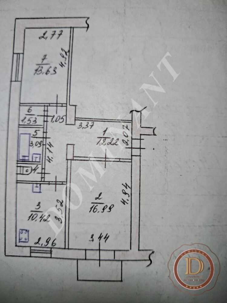 Продажа 2-комнатной квартиры 59 м², Приходская ул., 56